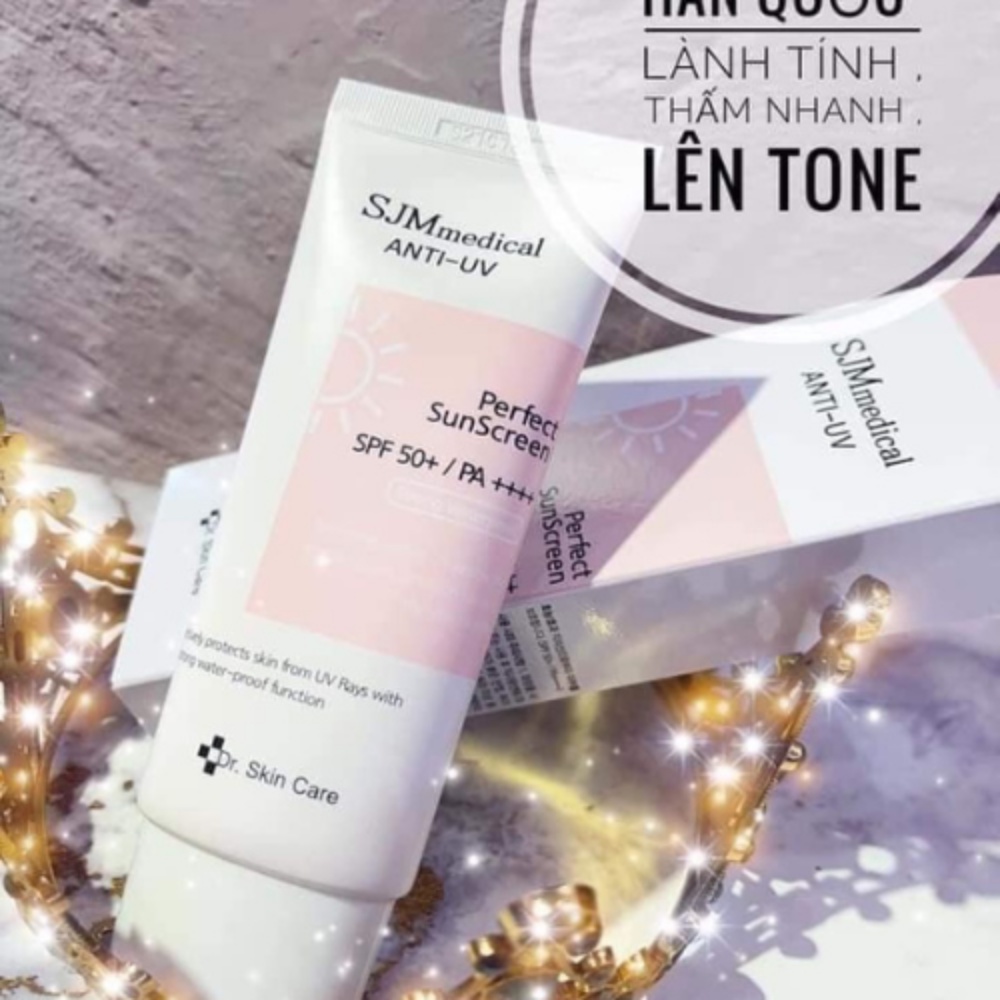 Kem Chống Nắng SJM MEDIAL ANTI-UV Dr Skin Care SPF50/PA++++, Chống Nước, Nâng Tone - 60g [ Chính - Hãng - Hàn Quốc ]