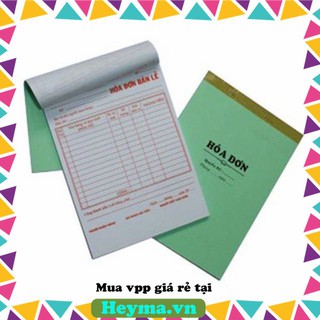 Hoá đơn bán lẻ 13x19 cm [Không ưng hoàn lại tiền]