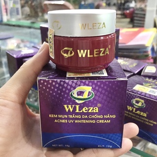 KEM WLEZA MỤN TRẮNG DA CHỐNG NẮNG HỘP TÍM 15GR