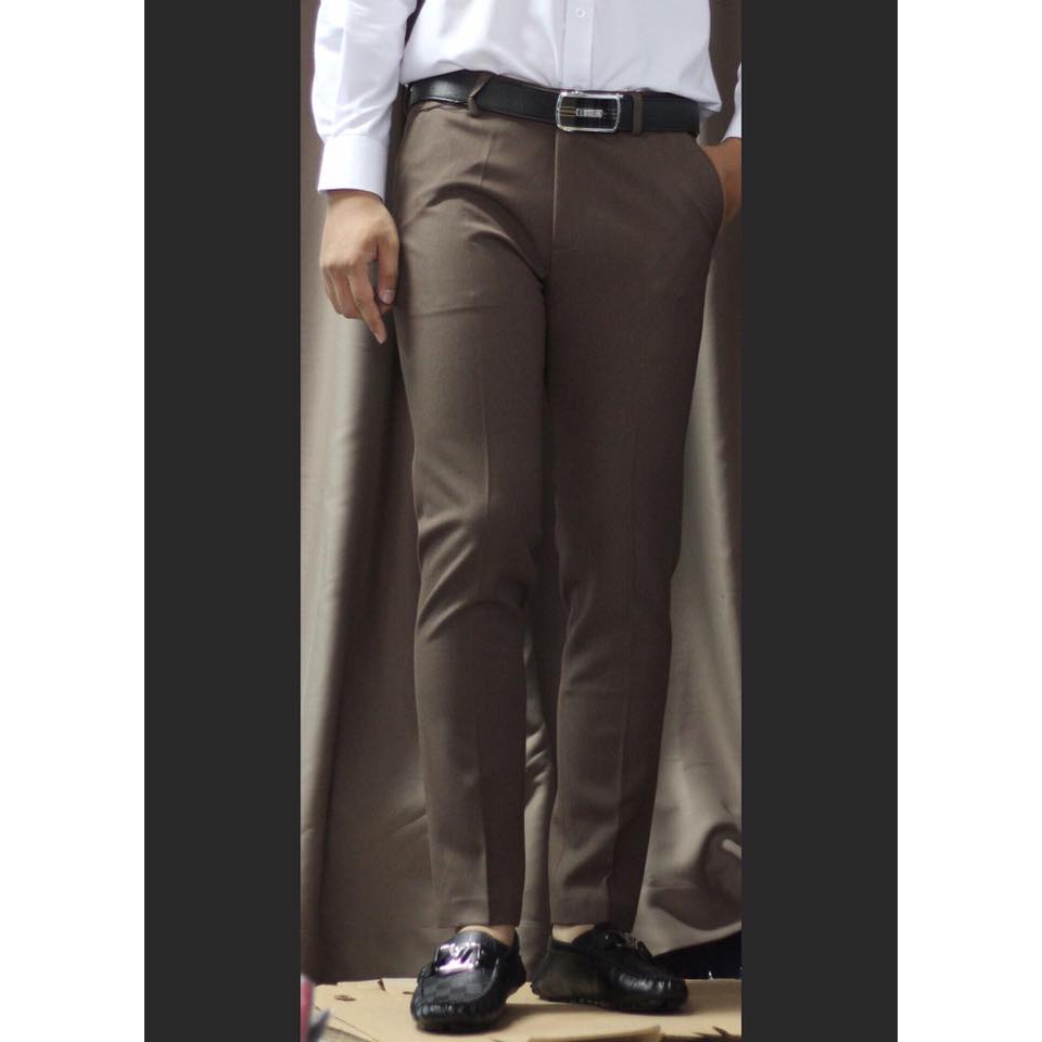 Quần âu nam màu đen chất vải mềm kiểu dáng SLIM phù hợp cho nam | BigBuy360 - bigbuy360.vn