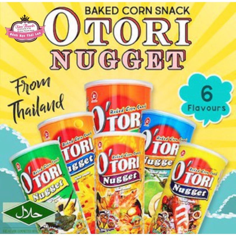 BÁNH SNACK LON CORN OTORI THÁI LAN 90G