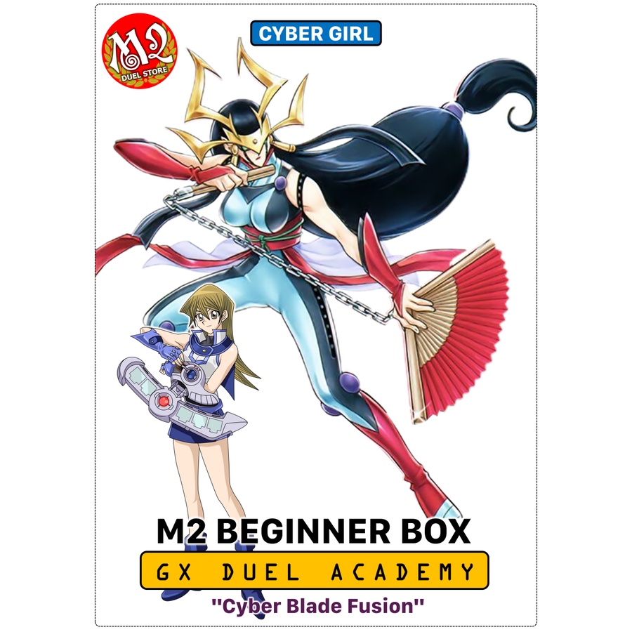 Hộp thẻ bài Yugioh M2 Beginner Box - GX DUEL ACADEMY Deck Speed Duel - Cyber Blade Fusion