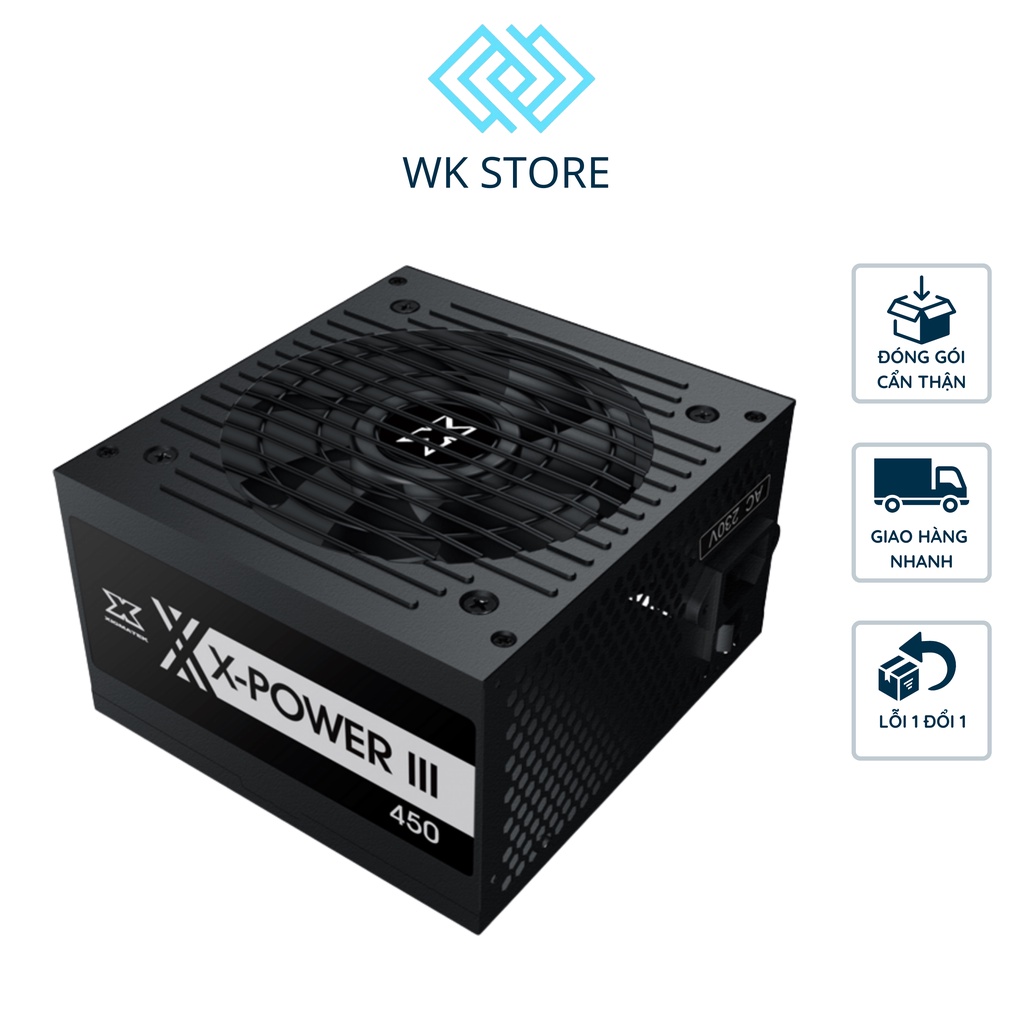 Nguồn Máy Tính Xigmatek X-Power III X450 400W Dành Cho Các Máy Tính Chơi Game Cấu Hình Tầm Trung