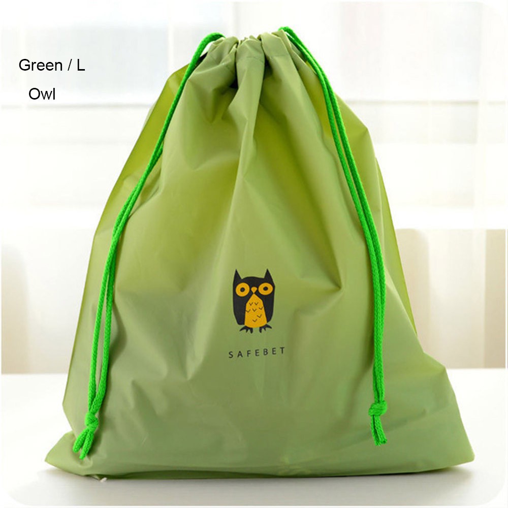 Túi du lịch, không thấm nước, đóng bằng cách kéo dây ở miệng