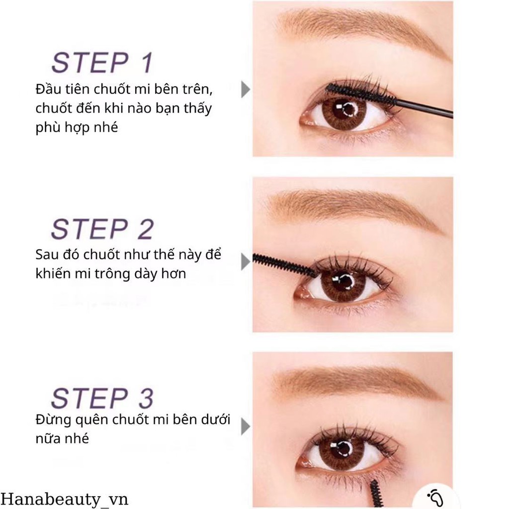 Chuốt mi Mascara LÁPÉIALO mascara giúp mi dày hơn dài hơn tự nhiên hơn | BigBuy360 - bigbuy360.vn