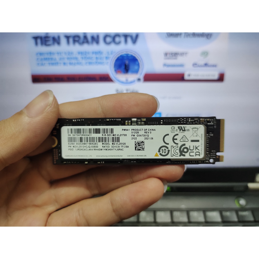 Ổ Cứng SSD 256GB 512GB Samsung PM9A1 NVMe M2 PCIe Gen 4 x4 2280