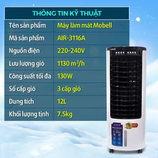 QUẠT ĐIỀU HÒA KHÔNG KHÍ MOBELL AIR-3116A