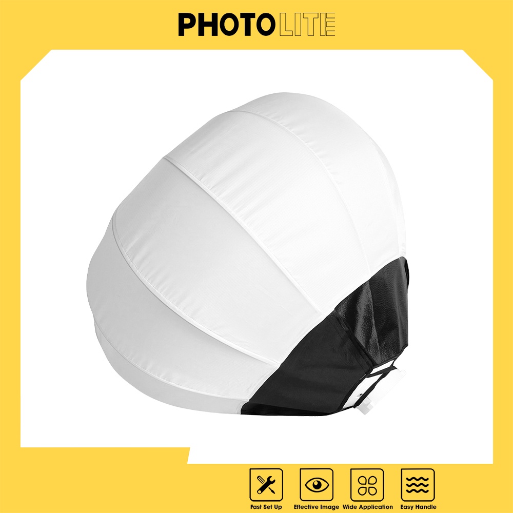 Softbox cầu china ball tròn 65 cm Photolite PA163 thao tác nhanh làm mềm ánh sáng đèn Flash/Led