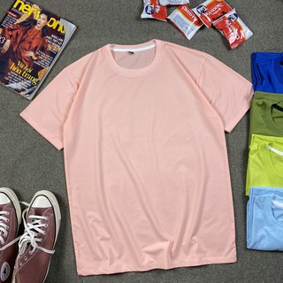 Áo Thun Trơn Hồng Tôm Size S - Size 3XL
