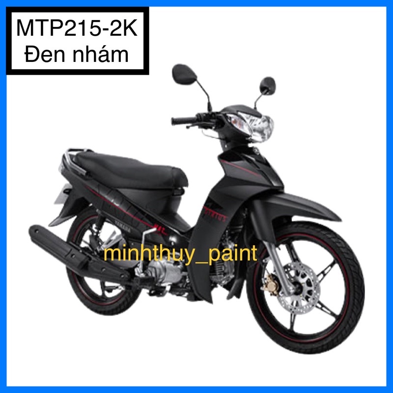 Sơn xe máy Yamaha Sirius màu Đen nhám MTP215-2K Ultra Motorcycle Colors
