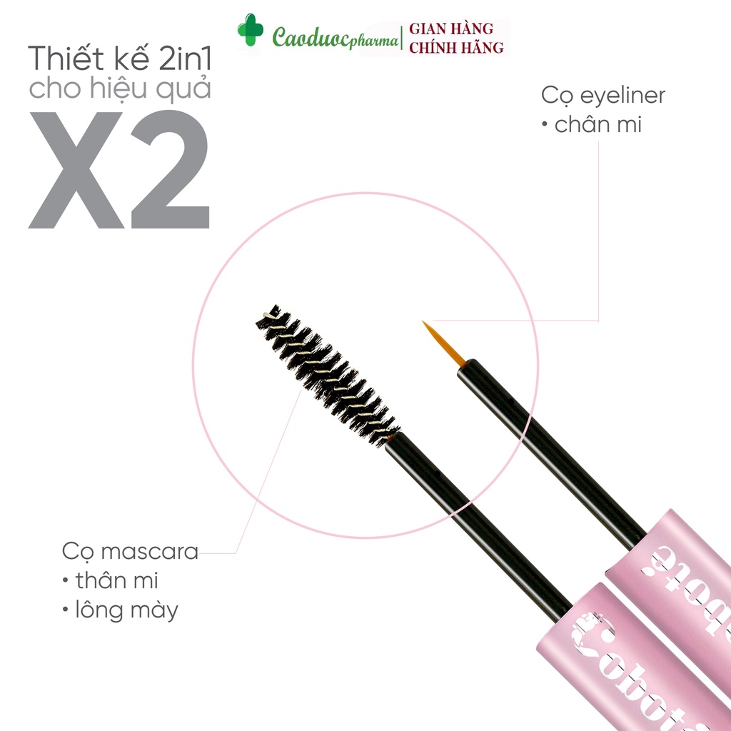 Serum dưỡng dài mi & mày Coboté 10ml và 4ml