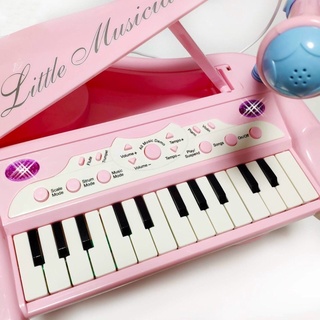 Đàn piano mini kèm mic cho bé tập đàn hát