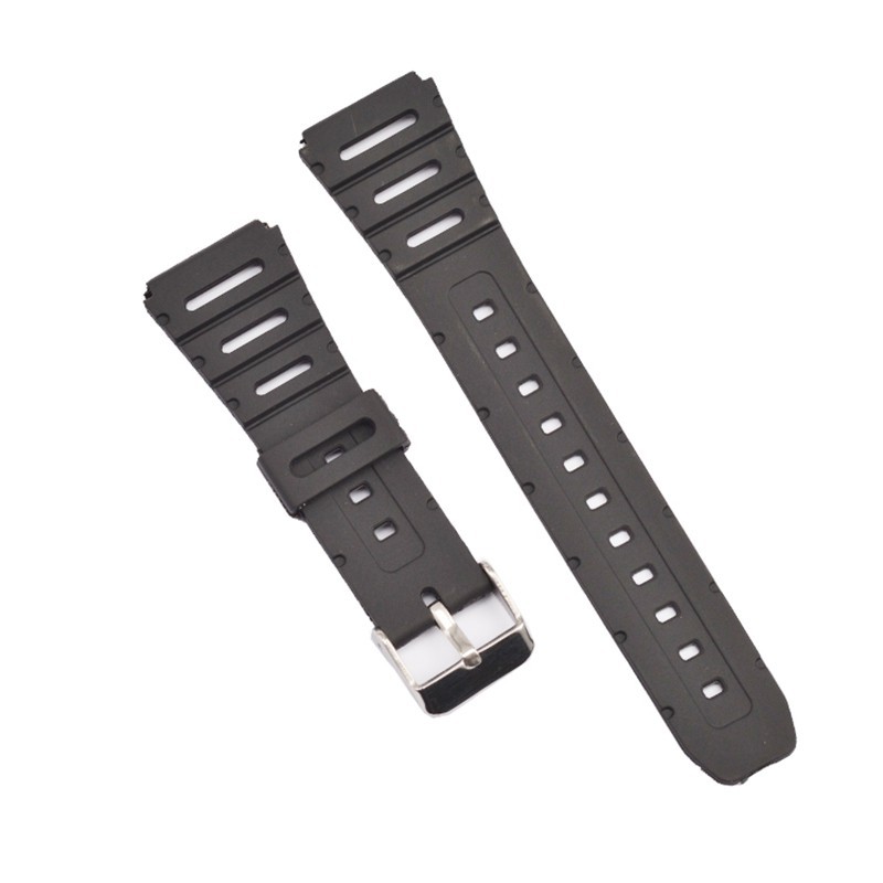 Dây đeo đồng hồ thể thao thay thế bằng TPU cho Casio CA-53W CA-61W FT-100W W-520U W-720G