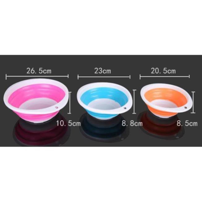 Bát đựng, chậu  mồi câu cá gấp gọn tiện lợi