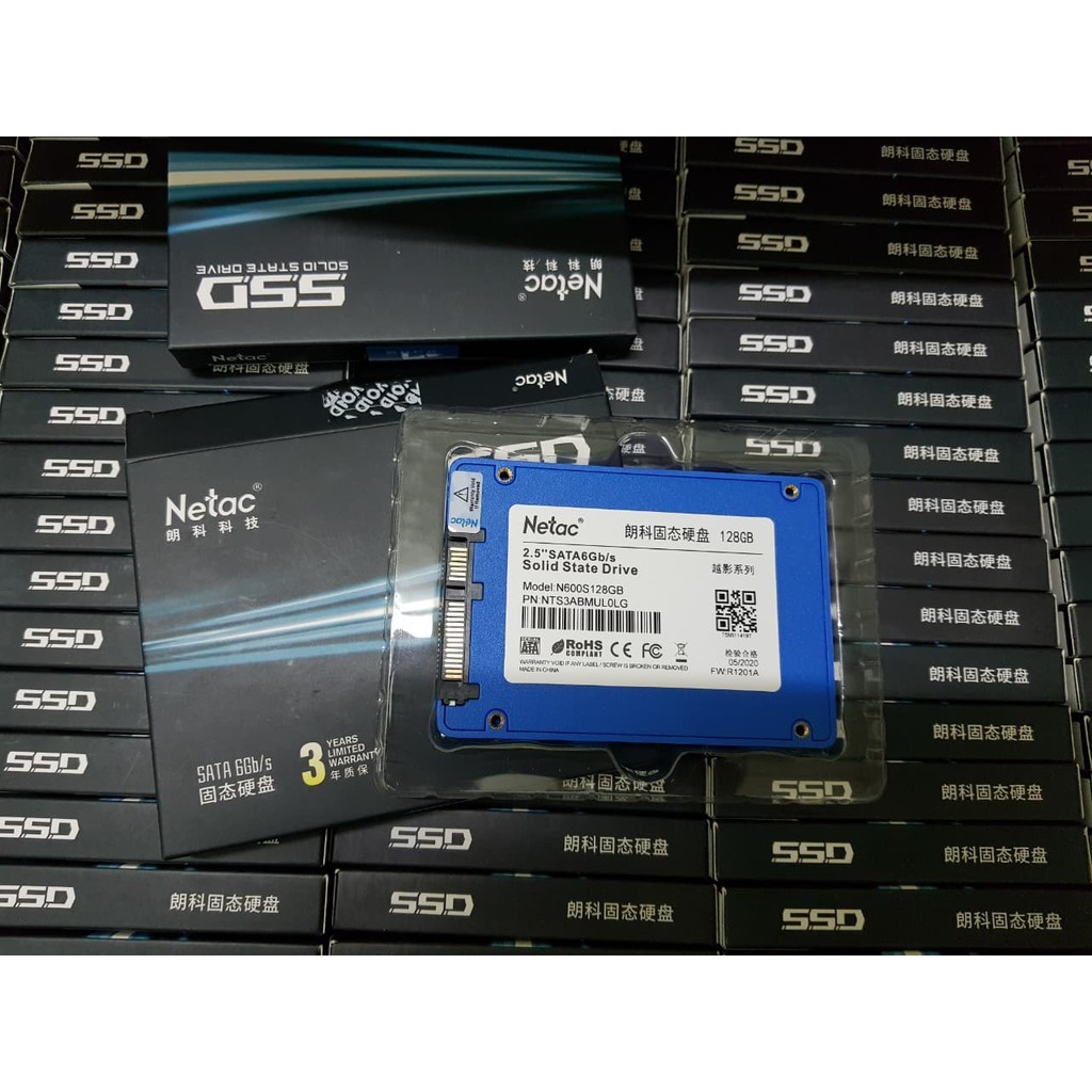ổ cứng SSD 128GB Netac mới 100% - Hàng chính hãng bảo hành 36 tháng!