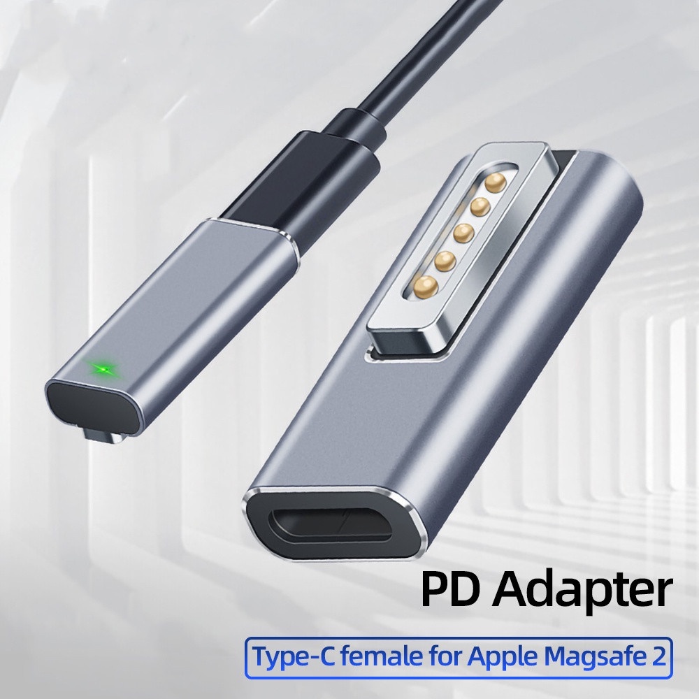 ACCEZZ Bộ Chuyển Đổi Sạc Nhanh Magsafe 1 2 Male Sang USB-C Female 60W