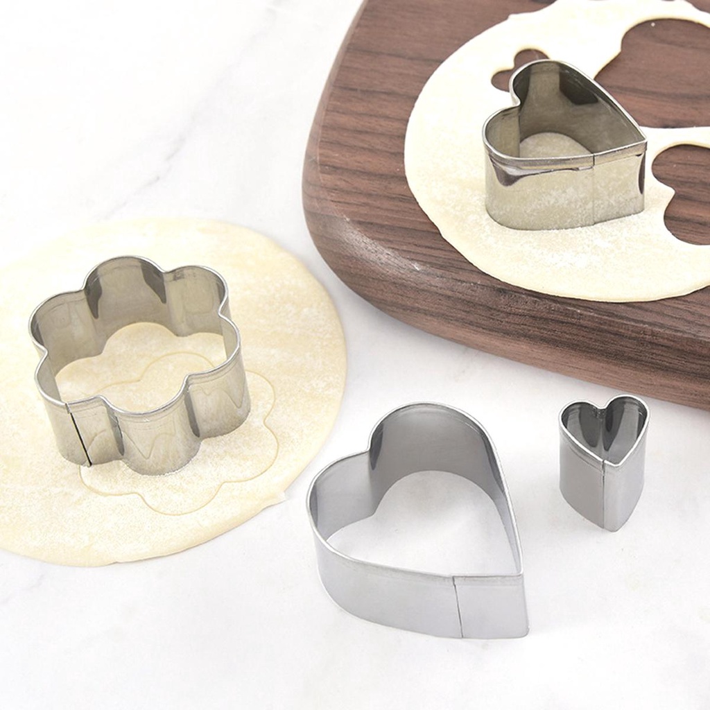 Set 24 Khuôn Cắt Bánh Quy Mini Bằng Thép Không Gỉ