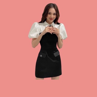 Đầm công chúa phối tay phồng đáng yêu xinh xắn (Thời trang Vicky G - Anitagreen) HN7808