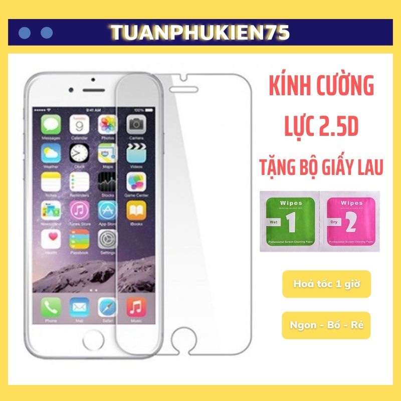 Kính Cường Lực Iph.0ne ⚡Kính Cường Lực Iph.0ne 2.5D Trong Suốt⚡Iph.0ne 6/6S/6P/6SPlus/7/8/7P/8P/X/Xs/Xsm/XR/11/11/11Pro