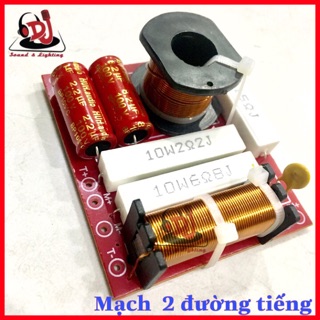Mạnh phân tầng loa kéo 1 mid 1 treble 01 cái chống hút tốt, phân tần loa kẹo kéo, loa kéo, loa di động, mạch lọc loa