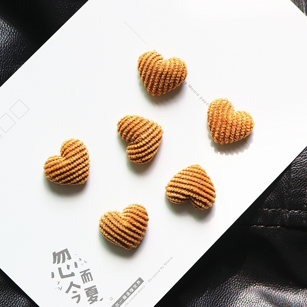 Set 2 mặt làm khuyên tai nhung mẫu 1 (3 mẫu)