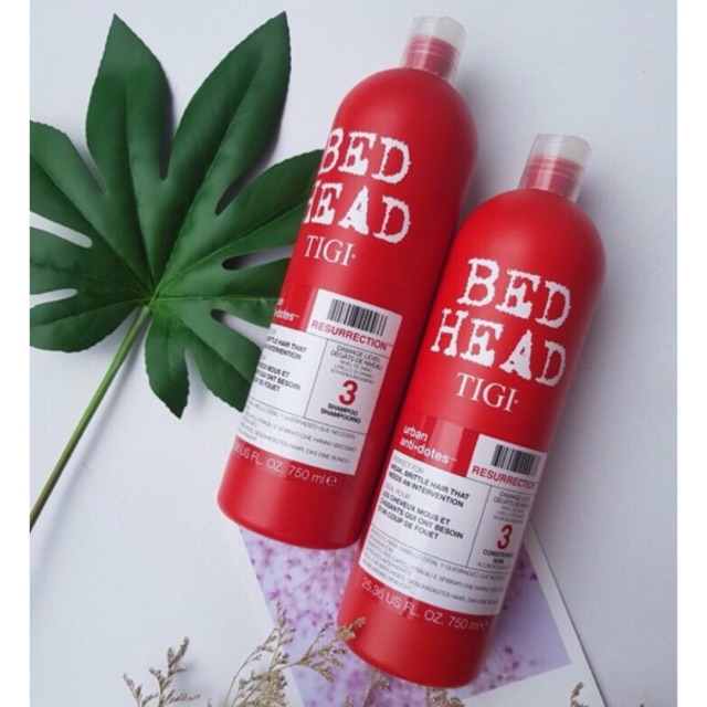 [TIGI BEDHEAD] CẶP DẦU GỘI VÀ XẢ TÁI SINH RESURRECTION LEVEL 3 750ML