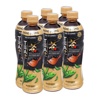 Lốc 6 Chai Trà Ô Long Tea Plus 455ml