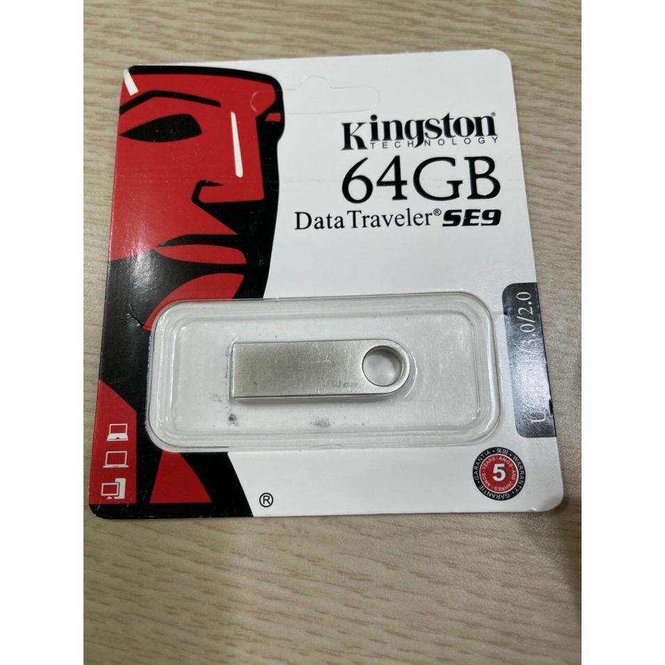 USB Kingston SE9 64GB/32GB/16GB/8GB  - USB 2.0/3.0, chống nước - Bảo hành 12 tháng, lỗi 1 đổi 1