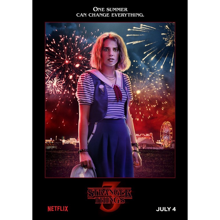 Áp Phích Dán Tường Trang Trí Hình Phim Stranger Things Season 1 2 3 4