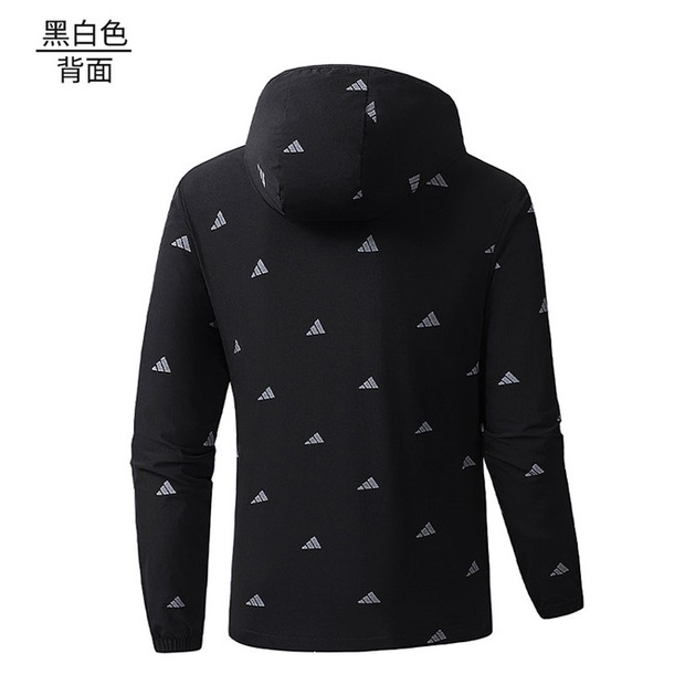 Áo khoác thể thao Adidas 100% chính hãng chống gió in họa tiết độc đáo cho nam và nữ
