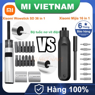 Bộ tuốc nơ vít (tua vít) điện Xiaomi Wowstick SD ChuyênMI 36 đầu vít khác nhau Bộ tua vít bỏ túi đa năng 16 trong một