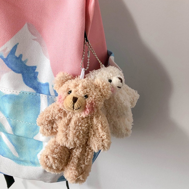Móc khóa gấu bông treo balo cute dễ thương