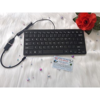 Combo bàn phím mini K1000+Cáp OTG Unitk YC438