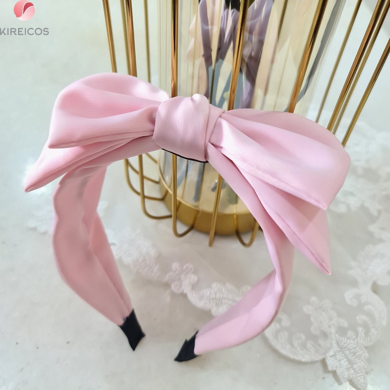 Băng Đô Cài Tóc Cài Nơ Gọng Bọc Vải Cao Cấp Bản To Phong Cách Hàn Quốc Cho Nữ Hot Trend Mùa Hè Đi Biển Du Lịch