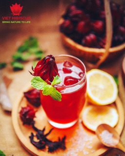 Combo 250gr Trà + 500gr Mứt Atiso đỏ (Lạc thần, Hibiscus, Bụp giấm)