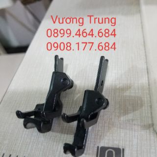 Chân vịt may mép gân, máy ống ngang