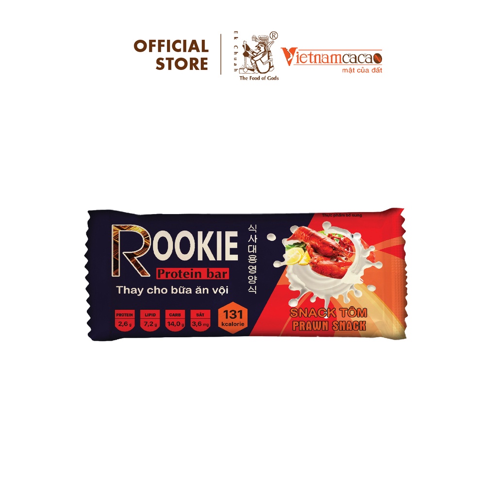 Đồ ăn vặt Thanh năng lượng Rookie Bar cung cấp năng lượng cho ngày mới  – Vinacacao