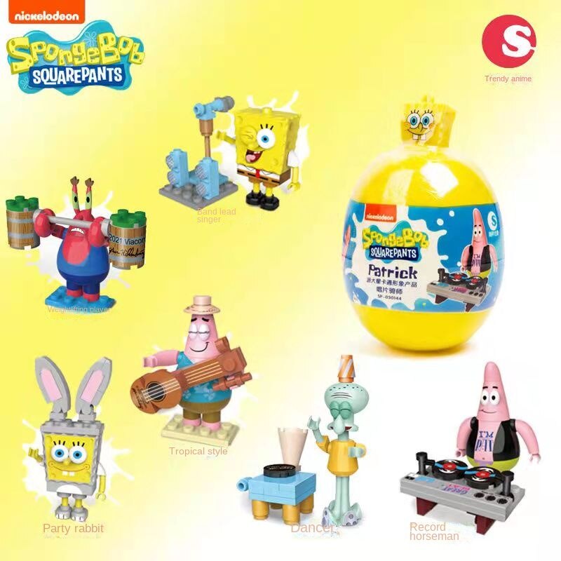 Bộ Đồ Chơi Lắp Ráp Nhân Vật Trong Phim Hoạt Hình SpongeBob