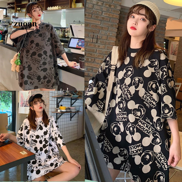 SUXI Áo Thun Nữ Ngắn Tay Kiểu Dáng Hàn Quốc