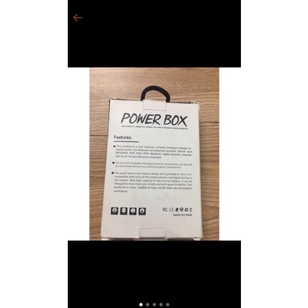 pin sạc dự phòng smart power box 10000Mah mặt kính trong suốt hiển thị % pin chính hãng giá tốt