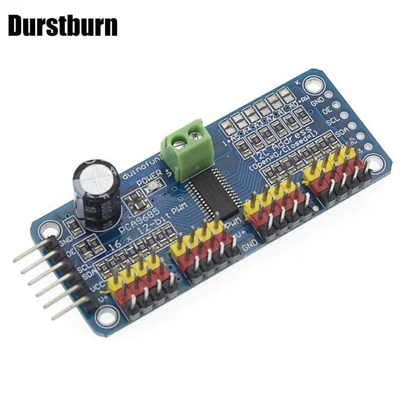 Mô Đun Pca9685 16ch 12-bit Pwm I2C Iic Giao Diện I2C Iic Cho Arduino