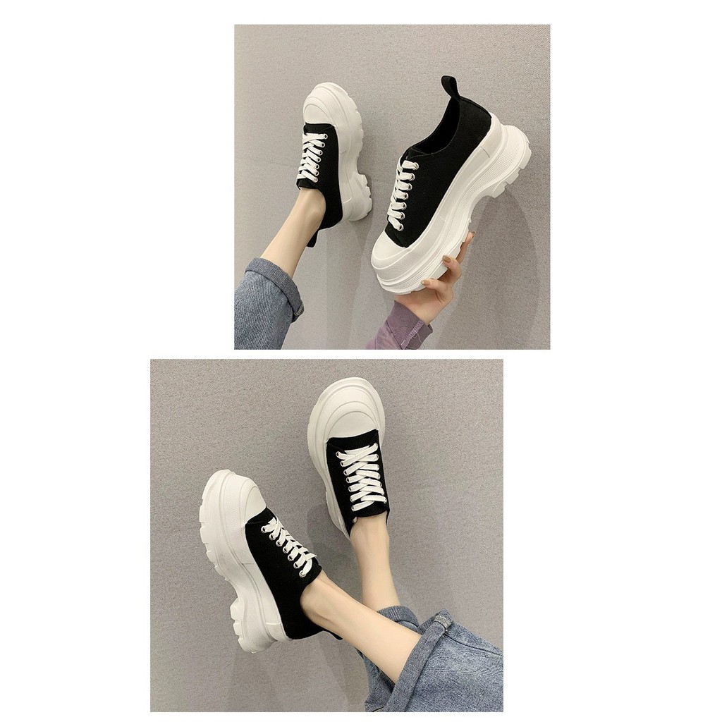 Giày MC Queen Đôn Đế❤️ FREESHIP ❤️Hàng Cao Cấp Form Nam Nữ Fullsize 36-43 ❤️Giày Sneaker Thể Thao Tăng Chiều Cao Fullbox