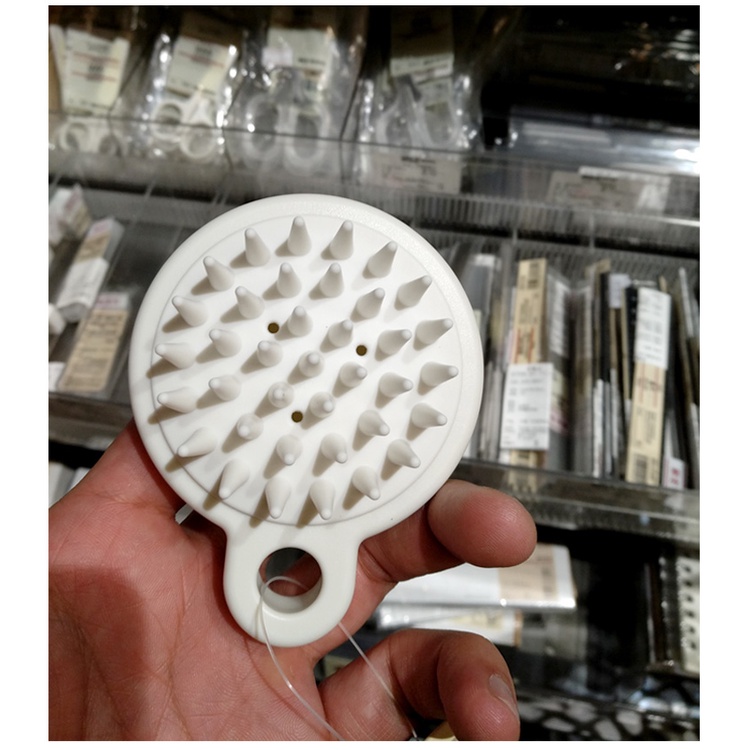 Lược gội đầu silicon massage da đầu chải đầu khi tắm giúp tóc chắc khỏe chống gãy rụng, gỡ rối tóc