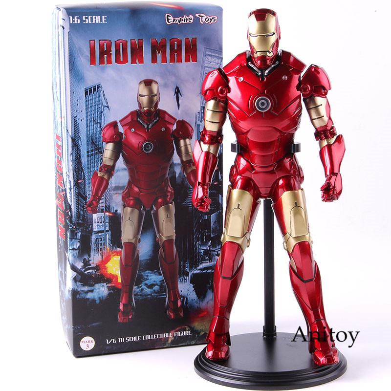 Mô hình đồ chơi nhân vật Iron Man trong phim The Avengers với tỷ lệ 1 / 6