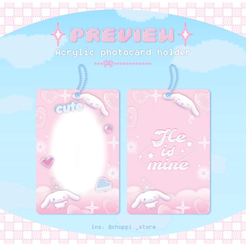 Khung trang trí photocard - Card holder acrylic