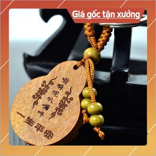 Móc khóa gỗ hình Phật