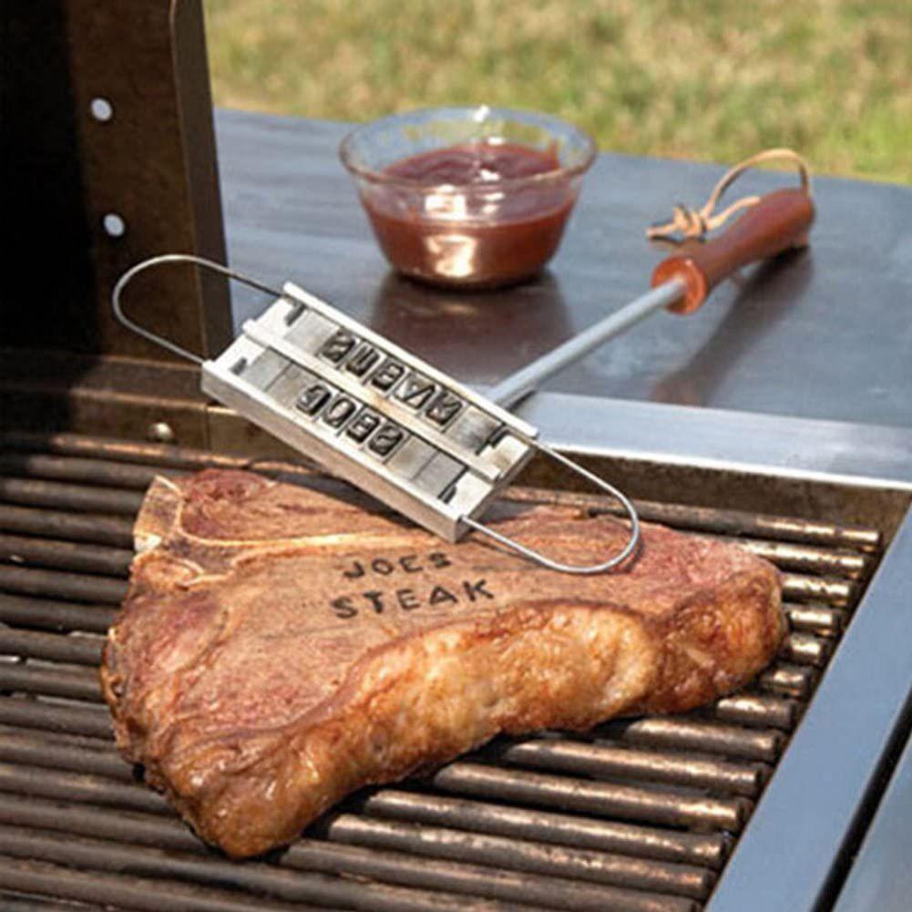 WATTLE Bộ 55 Chữ Cái Bằng Sắt Chuyên Dụng Cho Nướng BBQ