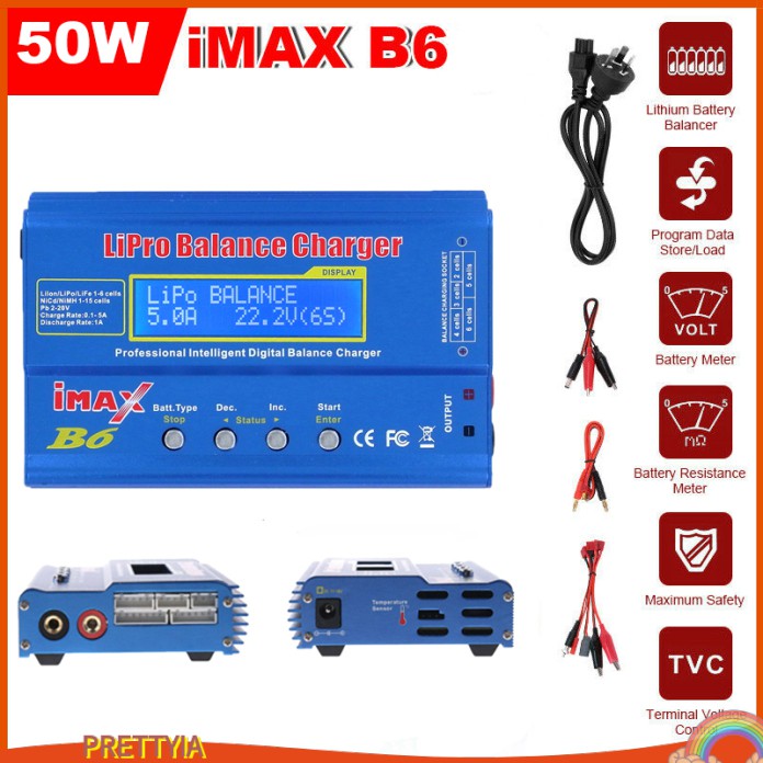 Bộ Sạc Pin Lipo Mini Imax B6 Cho Rc