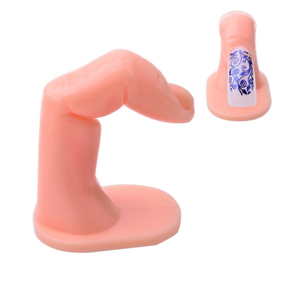 [Hàng mới về] Ngón Tay Giả Bằng Nhựa Luyện Tập Trang Trí Móng Tay