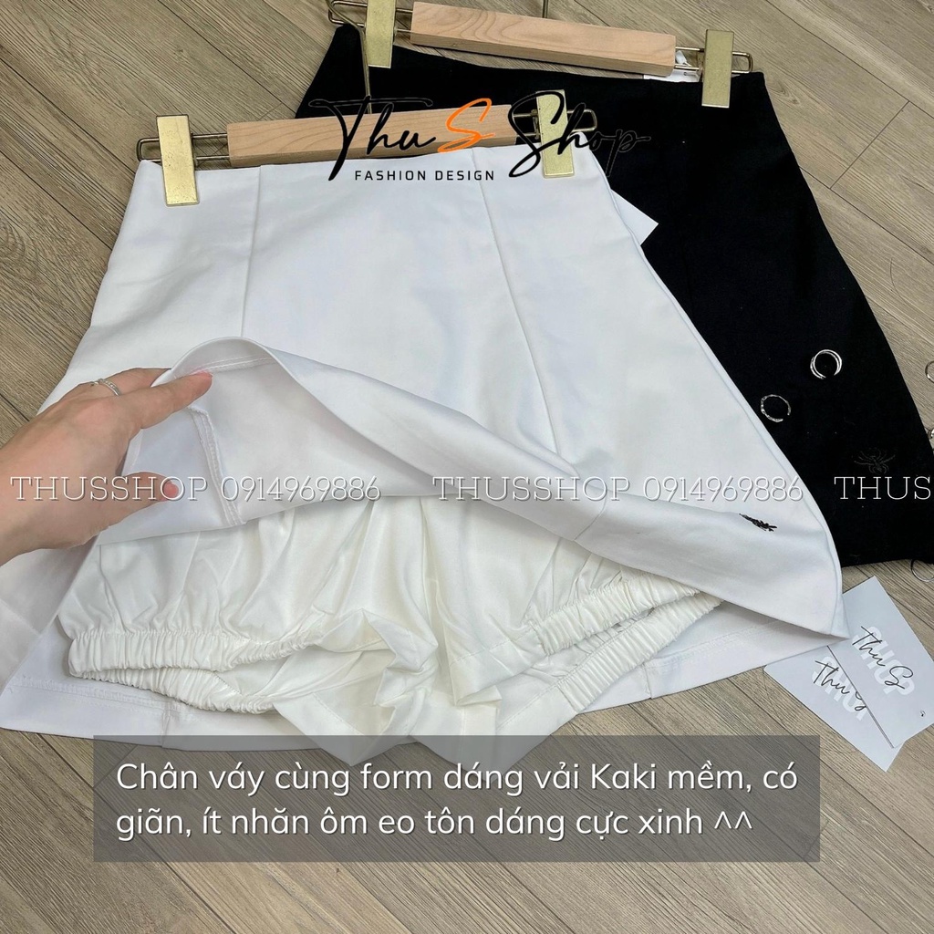 Chân Váy Dạ Cạp Lưng Cao BIG SIZE Dáng Con Ong Chữ A Xòe Phồng Hàng Đẹp THUS881